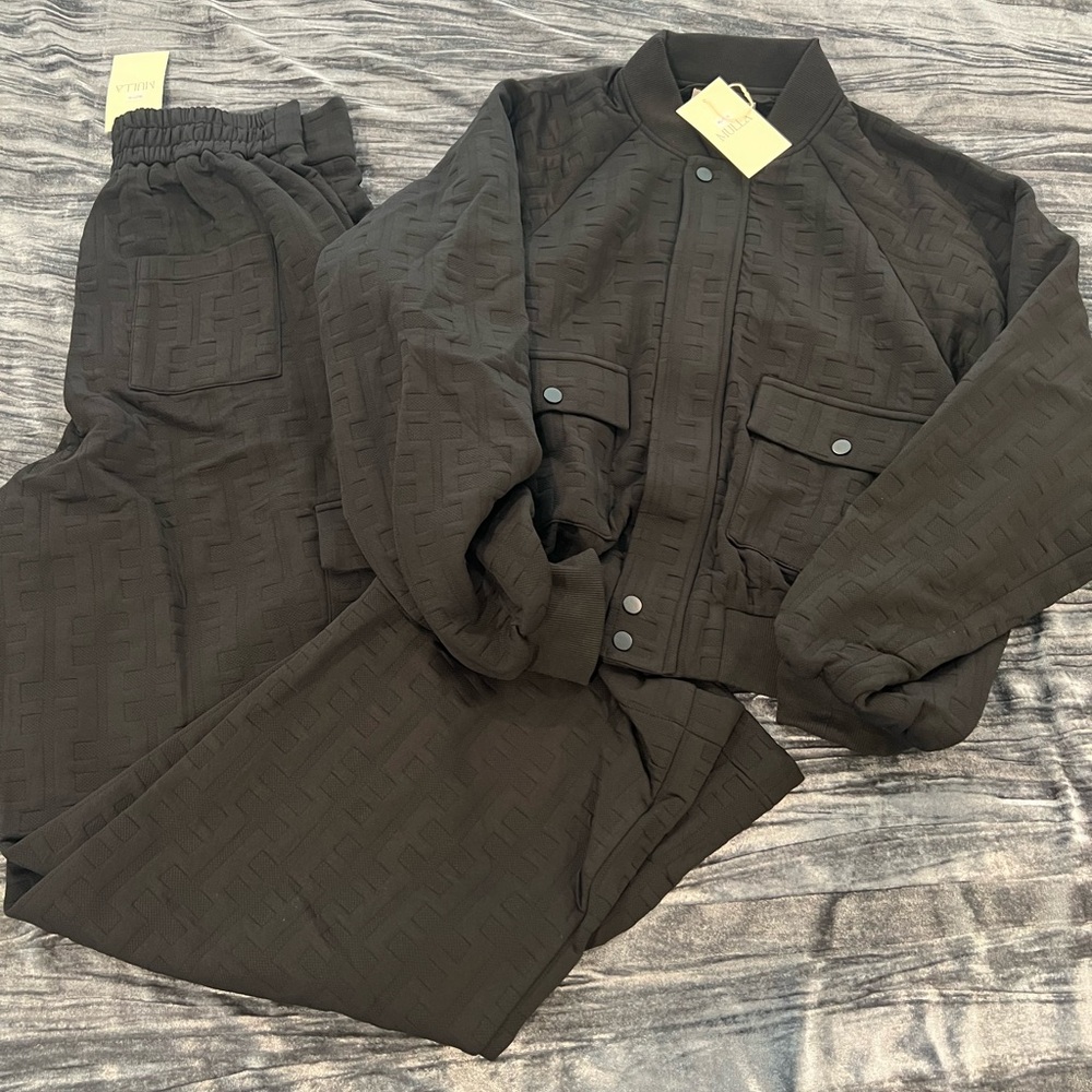 Women’s  Black Sweat Set by Mulla